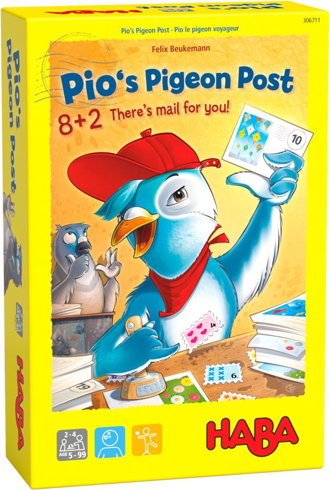 Spoločenská hra pre deti Pio poštový holub 
