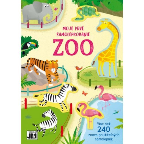 Znovupoužiteľné samolepky Zoo