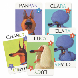 Top Dogs postrehová a jazyková kartová hra