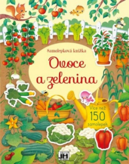 Ovocie a zelenina samolepková knížka