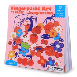 Maľovanie prstovými farbami Level 2 Umelec 30 listov