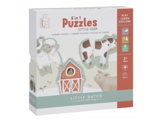 Little Dutch Puzzle 6v1 Farma