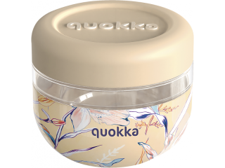 Quokka Plastová nádoba na jedlo Bubble Vintage Floral 500 ml