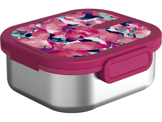 Quokka Nerezový box na jedlo Kai Pink Blossom