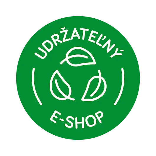 Logo udržateľný e-shop od Heureka